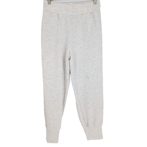 Varley The Slim Cuff Pant 25" Doublesoft Jogger Ivory Marl Lounge Athleisure SML - Picture 1 of 11